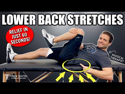 4 Exercises to Relieve Lower Back Pain In 60 Seconds Video