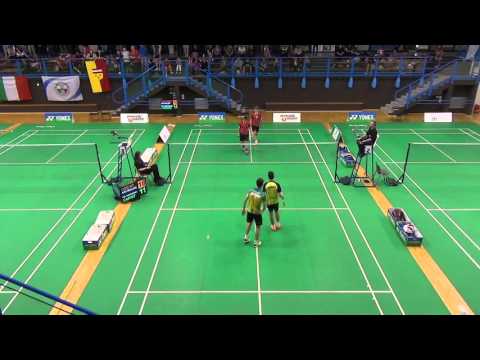 Finale Doppio Maschile Campionati Italian Junior e Under Yonex 2016 Osele/Strobl VS Caponio/Stocker