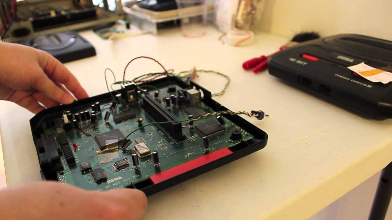 Sega Mega Drive II 50Hz / 60Hz Mod Mark II