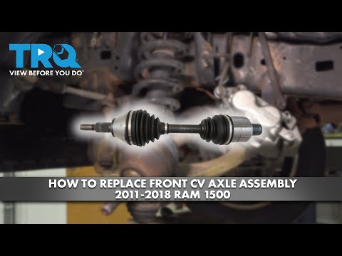 How to Replace Front CV Axle Assembly 2011-2018 Ram 1500