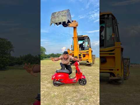 Amar Notun Rc Remote Control Scooter Vs Boro Jcb 4dx Test