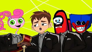 Download lagu Mommy Long Legs & Ben 10 & Among Us & Huggy Wuggy - Coffin Dance Meme Cover mp3