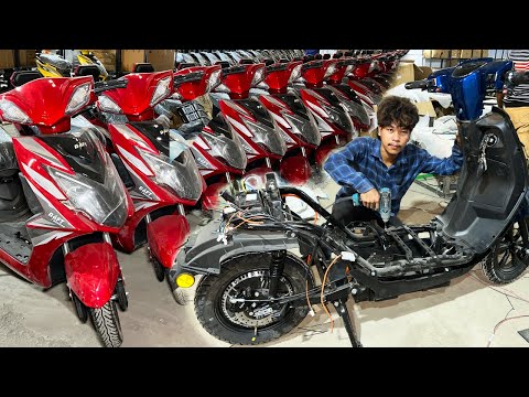 Electric Scooter Manufacturing & Assembly Process. How Raft Electric Scooter Are Made in Factory.