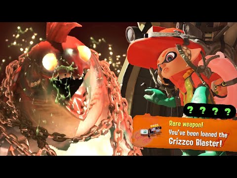 60 Minutes Splatoon 3 Salmon Run - Grizzco Blaster Gameplay