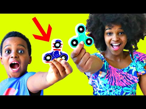 WE DROPPED OUR FIDGET SPINNER Where!? - Shasha and Shiloh - Onyx Kids