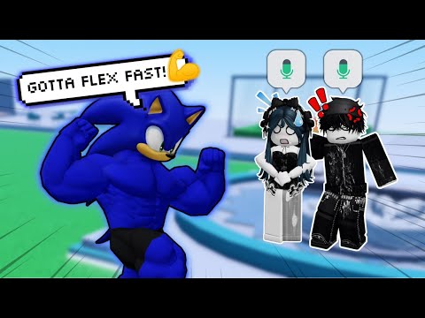 BUFF SONIC TROLLS PLAYERS in ROBLOX VOICE CHAT