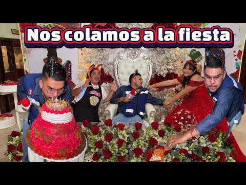 Las AVENTURAS de JORGE y la CHURROS (colados en una quinceañera) #informateviesca