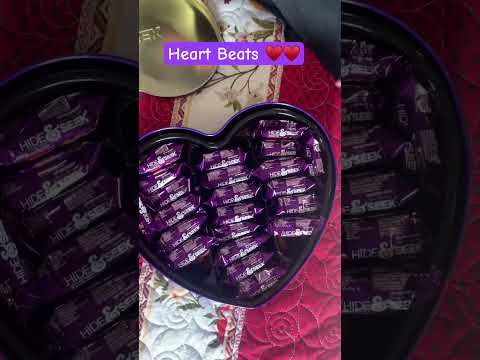Hide&seek heart beats chocolate chip cookies ( gift pack ) unboxing 👌
