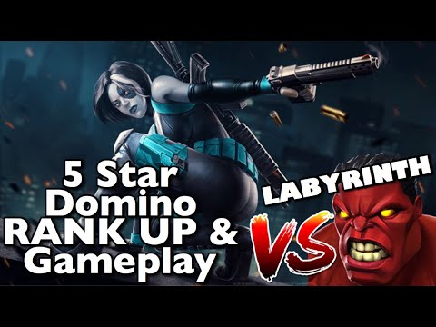5 Star Domino Rank Up & 5/65 Domino Gameplay Marvel Contest Of Champions