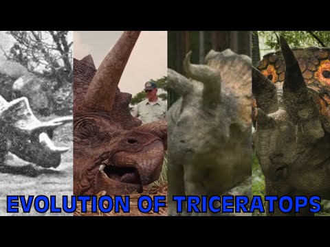 Evolution Of Triceratops In Movies, TV Shows, Documentaries, Games, & Paleo Media 