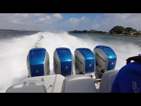 2021 Miami Boat Show Poker Run with Midnight Express boats! [My first poker run]