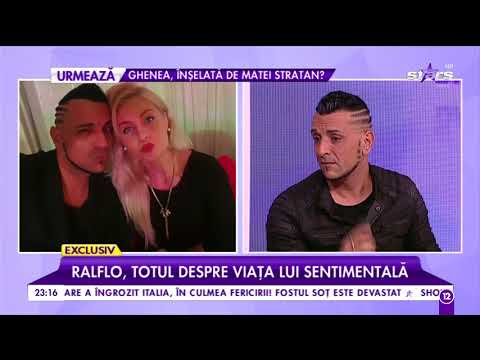 Ralflo: „M-am mutat deja împreună cu noua mea iubită”