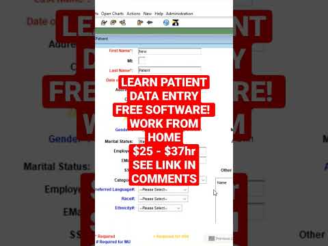 Fast Track into Healthcare! Learn EMR and EHR with Me Entering Patient Data