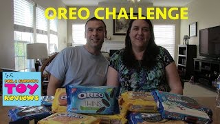 Oreo Cookie Challenge With Paul &amp; Shannon | PSToyReviews