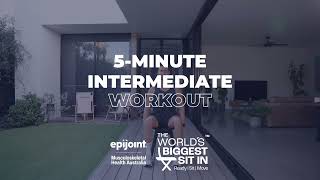 Intermediate 5min Chair Workout