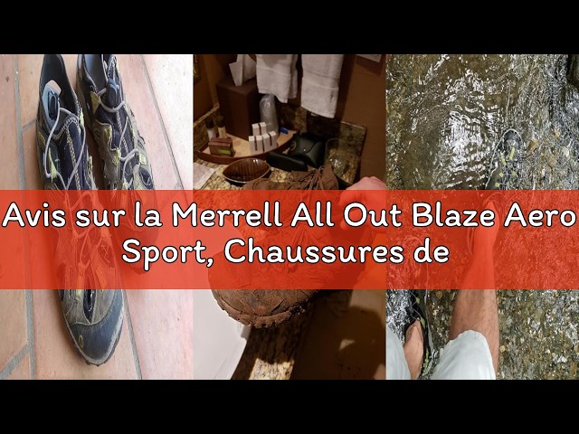 Vídeo relacionado con Merrell All Out Blaze Aero Sport Zapatillas Impermeables para Hombre, Negro (Black), 44 EU