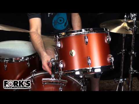 Gretsch BroadKaster 3 Ply Drumset in Satin Copper Mist