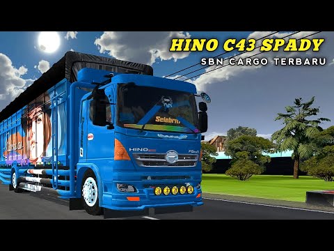 RILIS MOD BUSSID TRUCK HINO C43 SPADY SBN CARGO TERBARU || MOD BUSSID TERBARU V3.6.1