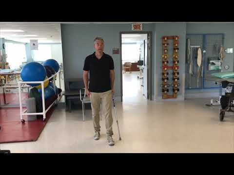 How to walk with a cane