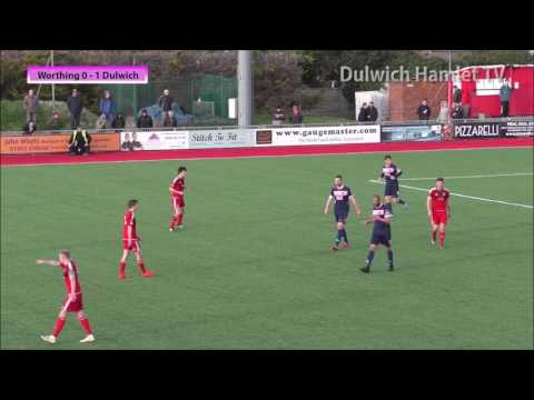 Worthing 0-1 Dulwich Hamlet, Ryman League Premier Division, 04/03/17 | Match Highlights