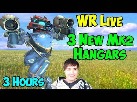 War Robots - 3 Crazy New Mk2 Hangars Gameplay - 3 Hours WR