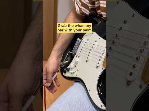 Whammy Bar For Guitar Beginners- #guitarteacher #guitar #guitartutorial #guitarlessons #shorts