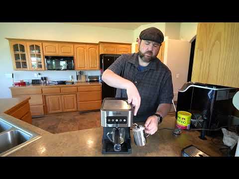 ICUIRE Espresso Coffee Machines with Milk Frother