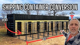 Building Outdoor Chicken Pens & Runs | Step 10 of 40-Foot Shipping Container Coop Build