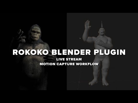 Rokoko Blender Plugin - mocap livestreaming workflow w Smartgloves, Smartsuit Pro, and Face Capture