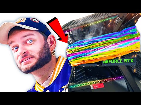 1000 Rubber Bands VS Gaming PC