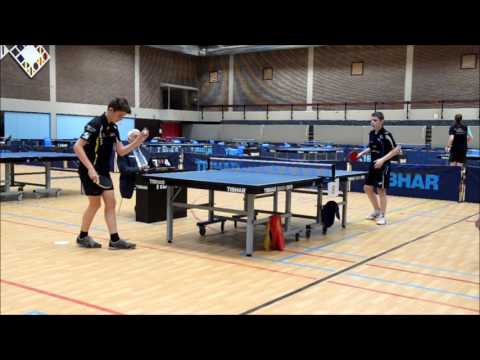 Finale Heren E...Set 3...JANSSEN ROBBE (E0 - Lille) tegen VANVINCKENROYE MATHIAS (E4 - Hoeselt)