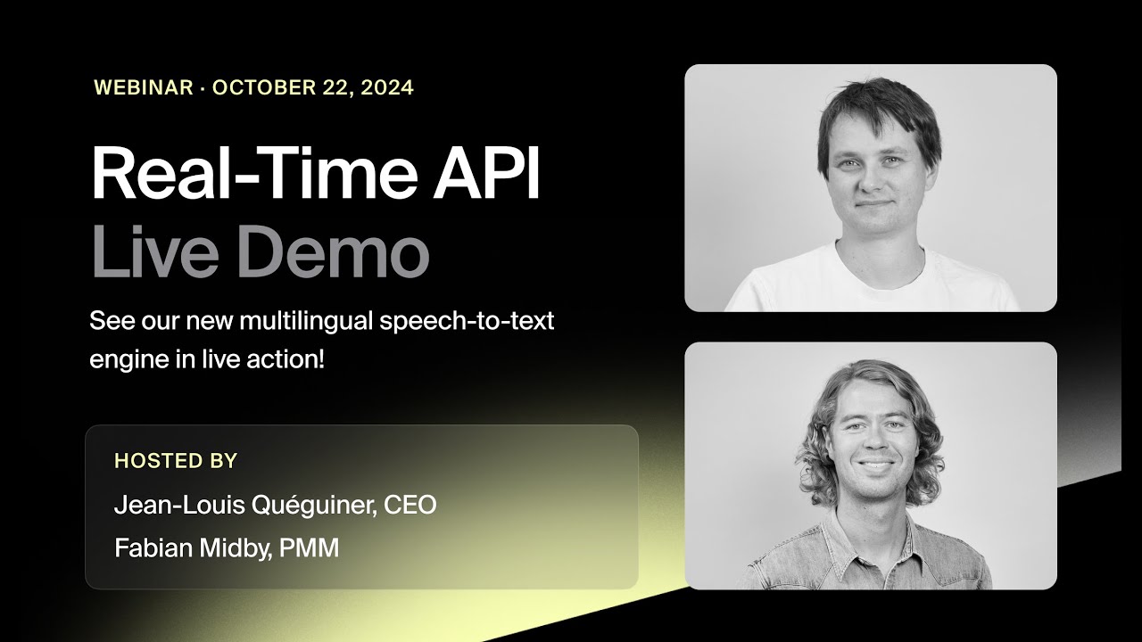 Gladia Real-Time Webinar Replay