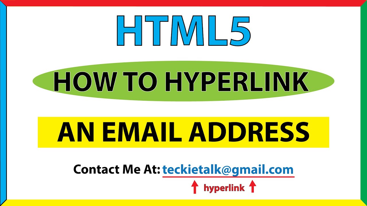 How to Hyperlink an Email in HTML – Make It a Clickable Email Link