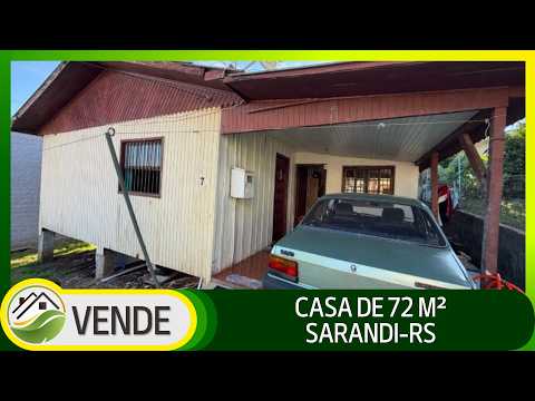 CASA DE 72 M² EM SARANDI-RS