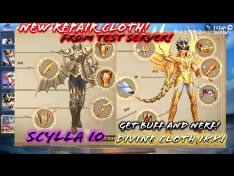 Saint Seiya: Awakening - New Repair Cloth Test Server! Divine Cloth Ikki and Scylla Io! Balanced!