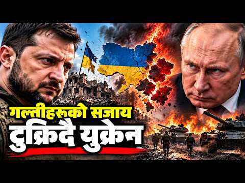गल्तीहरूको सजाय टुक्रिदै युक्रेन || Zelensky's Frontline Freeze, Ukraine Strategic Shift