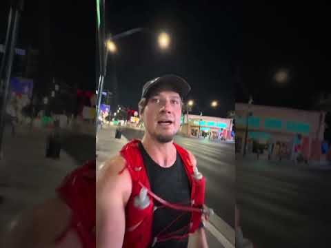 Video preview for a marathon through Las Vegas during DEF CON