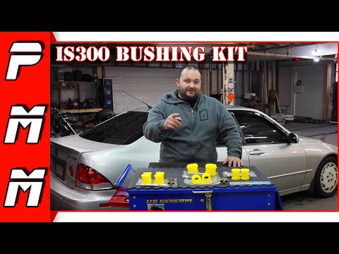 How to make your car handle like new! StrongFlex Front Suspension Bushing Kit Install Lexus IS300