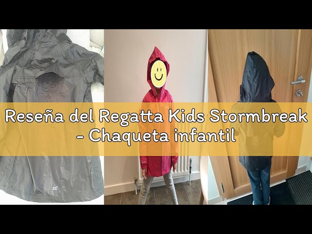 Vídeo relacionado con Regatta Chaqueta Stormbreak, impermeable y con capucha