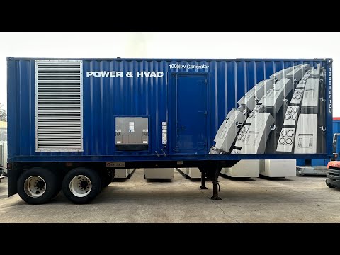 Cummins DQFAD 1000 kW rental grade power module, QST30-G5 EPA Tier 2 eng, 0 Hrs, Yr 2007 - CSDG 4538