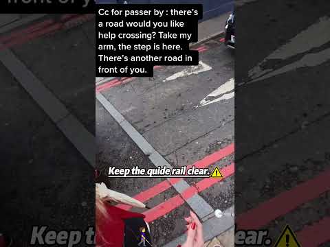 Open your eyes, human! Keep the guide strips clear.#blindlifefamily #leitstreifen #blind