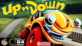 UP'N DOWN – Commodore 64 (1984) | Sega's High-Speed Flag-Chasing Arcade Racer