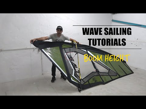 BOOM HEIGHT FOR WINDSURF WAVE SAILING