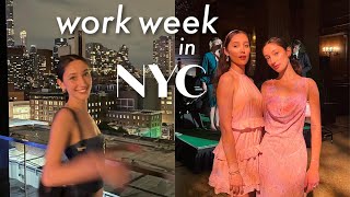 a week in my life: work days, events, going out