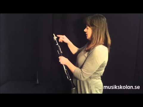 Sätt ihop din klarinett. Del 3 - spelklar