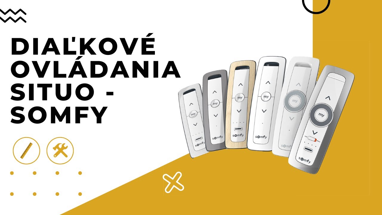 Diaľkové ovládania Situo - SOMFY