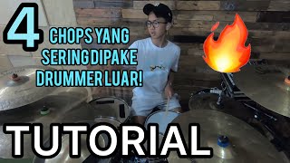 Download lagu 4 SIMPLE CHOPS TUTORIAL (sering dipake drummer luar!) mp3