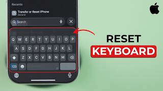 Reset Your Keyboard On iPhone