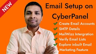 Create Email Server/Accounts on Cyber Panel & the inbuilt Email Marketing Feature