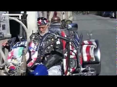 Bekke e la sua moto Personaggio singolare a Montecelio